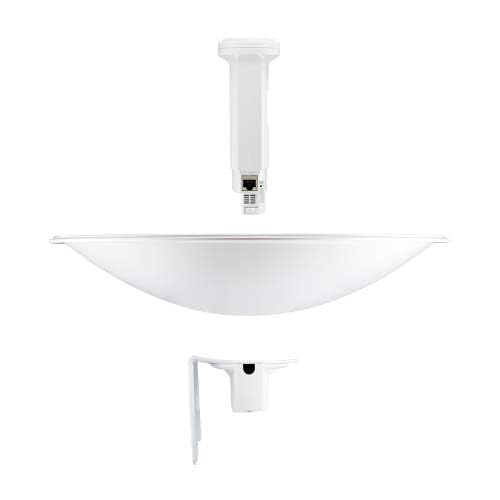 Ubiquiti Networks PBE-M5-400 Power Beam High-Performance Airmax with 25dBi Plate-Type Antenna, 802.11A/N, 5.1-5.8GHz