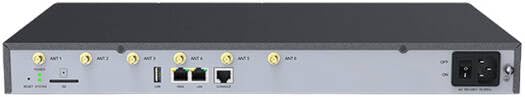 Ye@star P570 Voip PBX Phone System, Up to 500 Max Users, 120 Max Concurrent Calls, 16 FXS Ports, 6 GSM / 3G / 4G Ports, 2x Ethernet 10/100/1000 Mbps, Black | P570