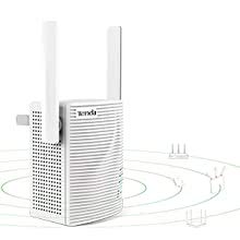 Tenda A15 AC750 Dual Band WiFi Repeater, 2 Omnidirectional Antennas for Remote Playback of 1080P HD Videos, Online Gaming and High-Speed Download
