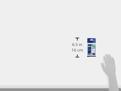 Brother Genuine TZe-223 9mm Standard Laminated Label, Blue on White Tape, 8M Length