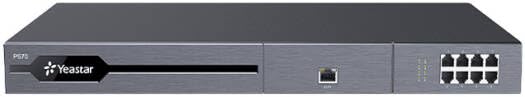 Ye@star P570 Voip PBX Phone System, Up to 500 Max Users, 120 Max Concurrent Calls, 16 FXS Ports, 6 GSM / 3G / 4G Ports, 2x Ethernet 10/100/1000 Mbps, Black | P570