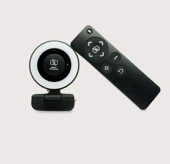 A&T Snap U3 Portable 2K Web Camera,4X Digital Zoom, Built in Stereo Mic With LED Light