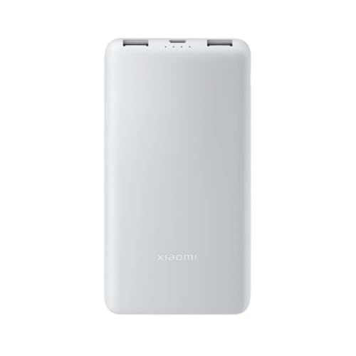 شاومي باور بانك 10000 مللي امبير في الساعة لايت جي ال USB-C 22.5 واط، شحن سريع USB-C، يشحن 3 اجهزة في نفس الوقت، صغير الحجم، وظيفة الشحن السريع، بطارية خارجية مدمجة لايفون واندرويد