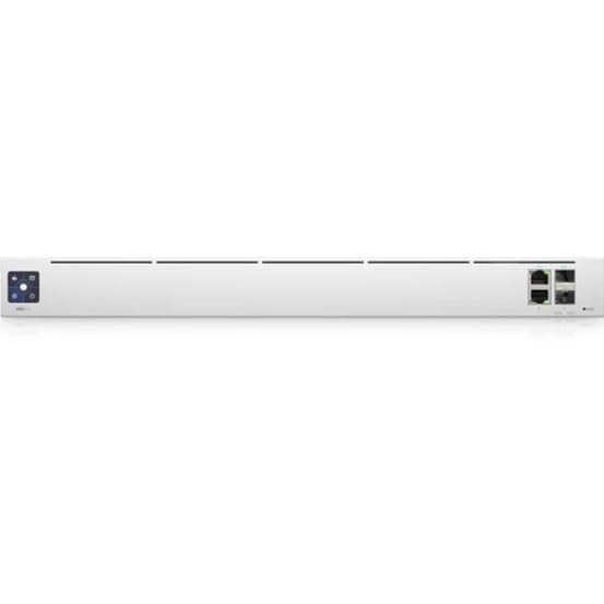 يوبيكويتي نيتوركس يونيفاي الجيل القادم جيت واي برو (UXG-PRO-US)، 2 × منافذ WAN (GbE RJ45 و10G SFP+)، 2 × منافذ LAN (جي بي اي ار جيه 45 و10G SFP+)، نقطة لكل بوصة فئة المؤسسات، IPS/IDS، 1U قابلة للتركيب