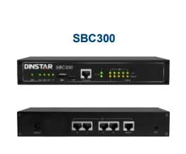 وحدة تحكم حدود الجلسة SBC300-20 من دينستار تدعم 20 جلسة SIP و20 جلسة تحويل