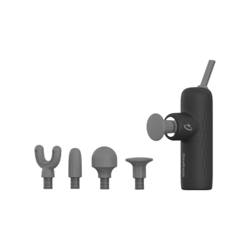 Goaltage MSG03 Muscle Massager, 2000mAh Battery, Adjustable Speed, Quiet Operation, Rechargeable Battery, Multiple Massage Heads,Targeted Muscle Relief with Powerful, Customizable Options