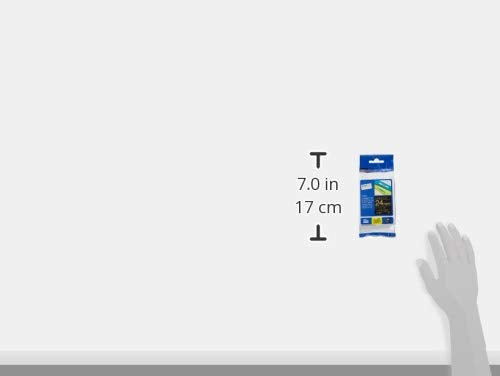بروذر شريط ملصقات اصلي TZe-354 قياسي بديل لطابعات ملصقات براذر، ذهبي على اسود