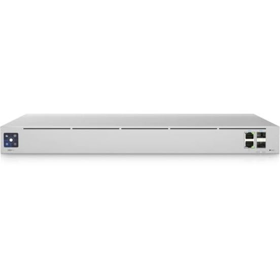يوبيكويتي نيتوركس يونيفاي الجيل القادم جيت واي برو (UXG-PRO-US)، 2 × منافذ WAN (GbE RJ45 و10G SFP+)، 2 × منافذ LAN (جي بي اي ار جيه 45 و10G SFP+)، نقطة لكل بوصة فئة المؤسسات، IPS/IDS، 1U قابلة للتركيب