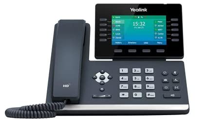 Yealink SIP-T54W IP Phone [5 Pack] 16 SIP Accounts, 4.3-inch Color Display, USB 2.0, 802.11ac Wi-Fi, Gigabit Ethernet, 802.3af PoE, Power Adapter Not Included (SIP-T54W)