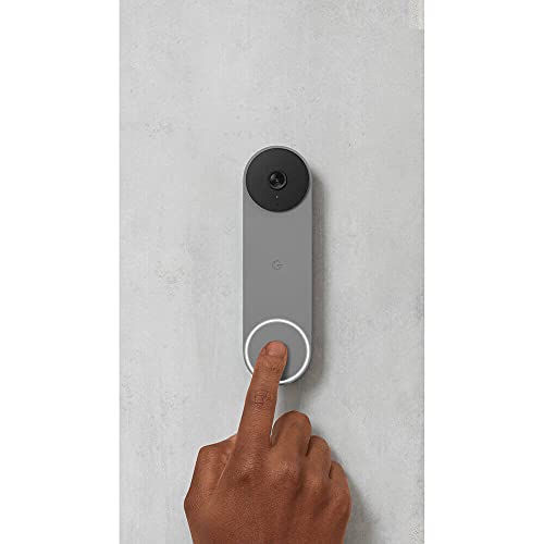 Google Nest Doorbell (Battery) - Wireless Doorbell Camera - Video Doorbell - Ash, 960x1280