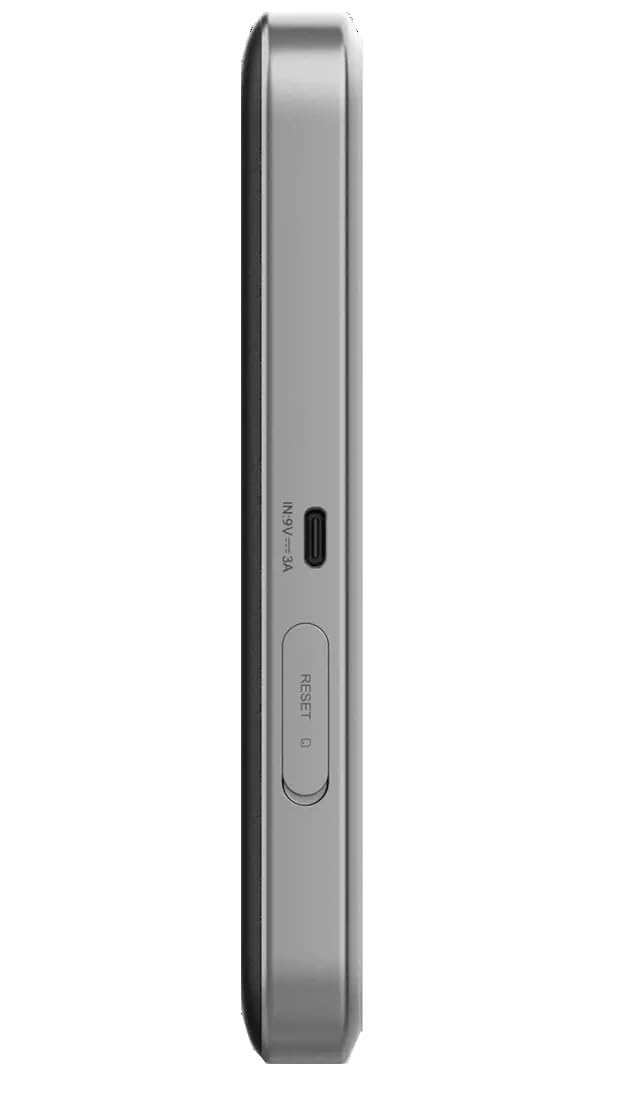 جهاز توجيه ZTE 5G Pocket WiFi 6 U50 Pro، نقطة اتصال محمولة 5G Broadband Modem Unlock الإصدار العالمي - رمادي