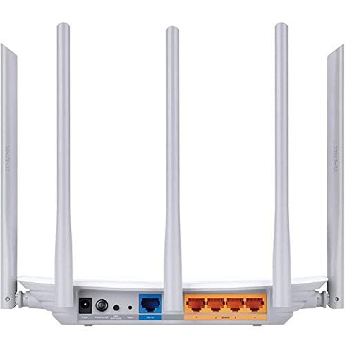 TP-Link Archer C60 AC1350 Broadband Router, Wireless 802.11ac, Up to 25 Devices, Dual Band (5GHz/2.4GHz), 4 LAN Ports RJ45