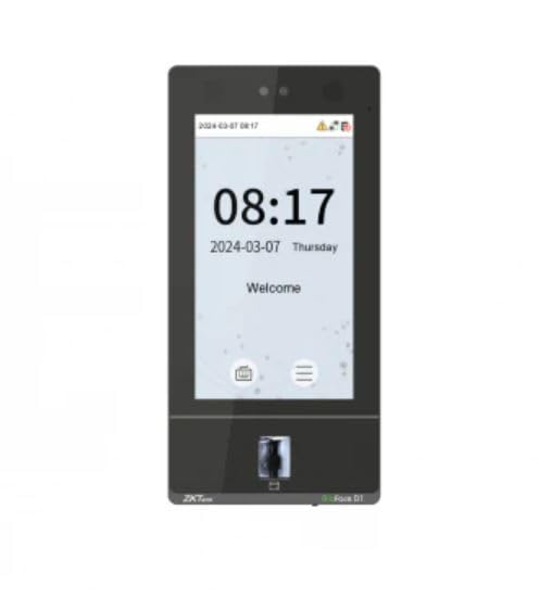 ZKTeco BioFace D1 SIP-Ready Multi-Biometric Access Control Terminal with Video Intercom Capability + Interface + Mini + Card Access + LAN Time Attendance + WiFi Not Ethernet