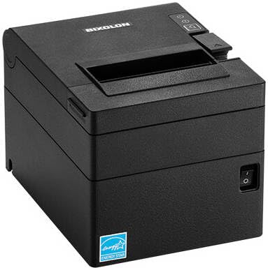 Bixolon SRP-B300 Thermal POS Printer, 200mm/s Print Speed, 203 DPI Resolution, 72mm Print Width, 1D & 2D Barcode Support, USB V2.0 FS + Ethernet + Serial Interface, Black | SRP-B300