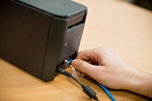 بروذر طابعة ملصقات شبكية صناعية PT-P950NW من بي تاتش، ملصقات حتى 36 ملم، USB 2.0 قياسي ومسلسل، ايثرنت، واي فاي مدمج، بلوتوث اختياري
