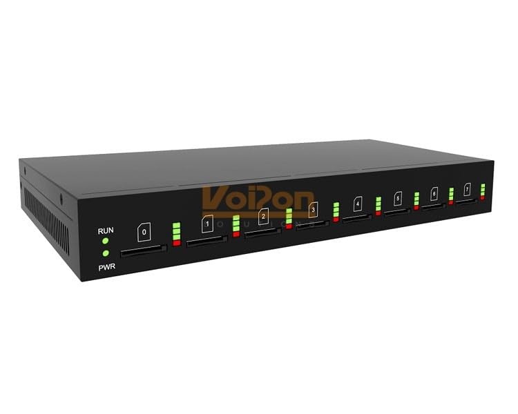 بوابة قنوات 8 منافذ SIP 4G LTE من دينستار UC2000-VE-8T - دعم الامارات العربية المتحدة