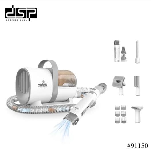 جيني مكنسة كهربائية للعناية بالحيوانات الاليفة 91150 من دي اس بي - DSP 91150 - ابيض