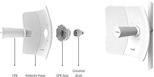 Tenda - O9 5GHz 11ac 23dBi 25KM Gigabit Outdoor CPE