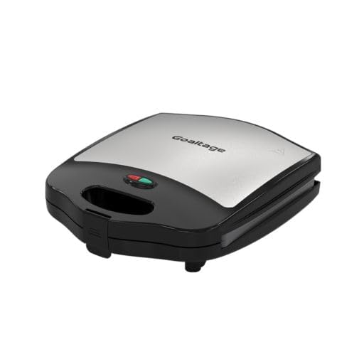 Goaltage SWM01 SnackMaster Sandwich Maker with Multi-Functional, Easy Operation, 3 Different Plates, Grill, Waffle, Sandwich, Light Indicator and A Kitchen Essential for Quick and Delicious Meals