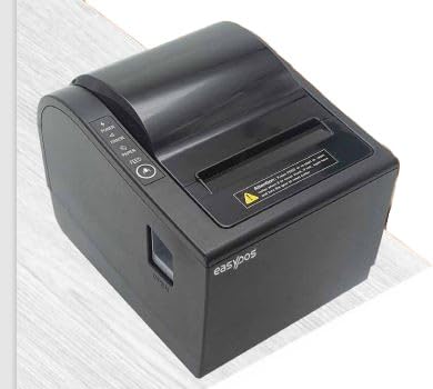 طابعة ايصالات ايزي بوس® EPR250UE من فيبكا بمنفذ USB + شبكة LAN، 230 ملم/ثانية، عرض ورق 80 ملم، مع قاطع تلقائي، اسود