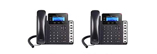 Grandstream GXP1628 Pack of 2 Gigabit IP Phone 2-Line PoE LCD Display HD Audio