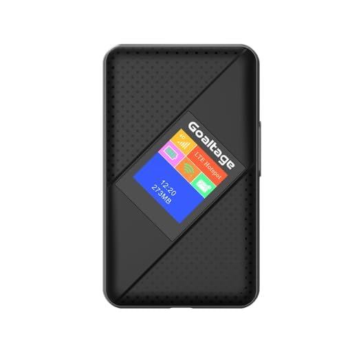 Goaltage RTR01 ProLink 4G Mobile WiFi Router - High-Speed Connectivity, Single-Band, Mobile Use, Router-Specific OS, WPA-PSK Security
