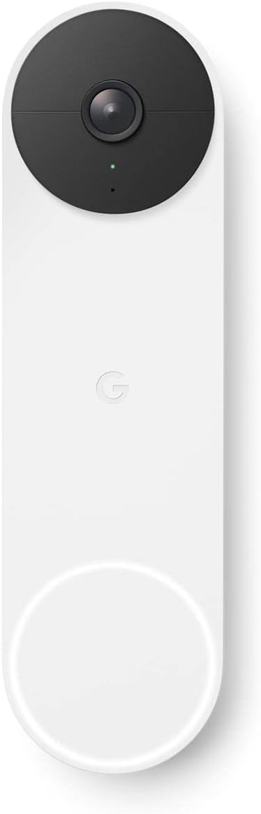 Google Nest Doorbell (Battery) - Wireless Doorbell Camera - Video Doorbell - Ash, 960x1280