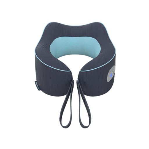 Goaltage RelaxFy Neck Massager MSG01 with Adjustable Buckle, Rechargeable Battery, Comfortable Fabric and Dual Massage Functions, 2600mAh