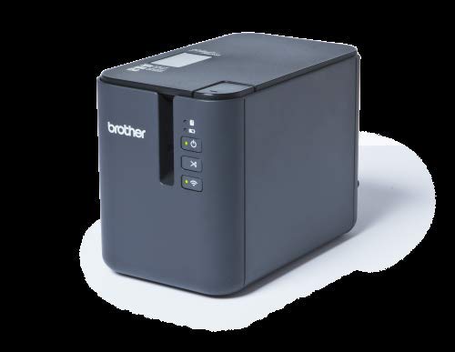 Brother PT-P900W Label Maker, Wireless/USB/Network, P-Touch Professional Label Printer, Portable, Up to 36mm Labels, Includes AC Adapter/USB Cable/36mm Black on White Tape Cassette