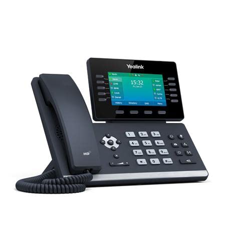 Yealink SIP-T54W IP Phone [5 Pack] 16 SIP Accounts, 4.3-inch Color Display, USB 2.0, 802.11ac Wi-Fi, Gigabit Ethernet, 802.3af PoE, Power Adapter Not Included (SIP-T54W)