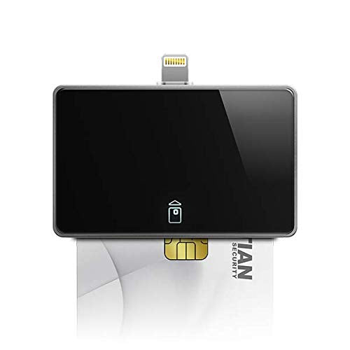 Feitian Smart Card Reader iR301-C56 - Lightning Connector for iPod, iPhone, and iPad - MFi Certified - Identity Authentication, E-Commerce, Electronic Payment, Information Security and Access Control