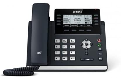 Yealink SIP-T43U IP Phone [5 Pack] 12 SIP Accounts, 3.7-inch Graphic Display, Dual-Port USB 2.0, 802.3af PoE, Power Adapter Not Included (SIP-T43U)