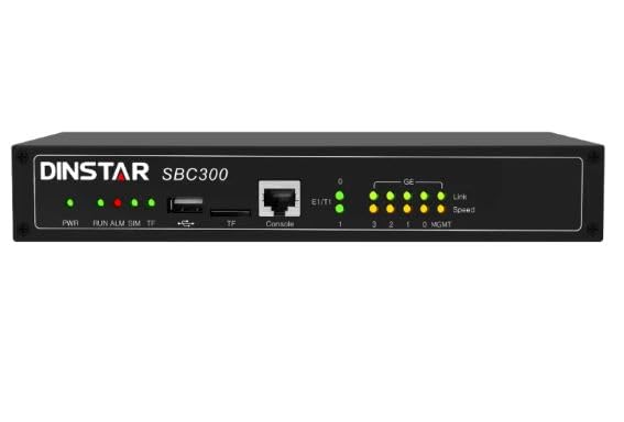 وحدة تحكم حدود الجلسة SBC300-20 من دينستار تدعم 20 جلسة SIP و20 جلسة تحويل