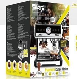 ماكينة تحضير قهوة اسبريسو KA3107 بخزان مياه سعة 2.6 لتر | اولكا 20 بار + 4 بار 2250 واط من دي اس بي