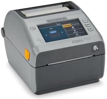 زيبرا ZD621t، 12 نقطة/ملم (300 نقطة لكل بوصة)، ار تي سي، USB، مضيف USB، RS232، بلوتوث (BLE)، ايثرنت، ZD6A043-30EF00EZ-رمادي