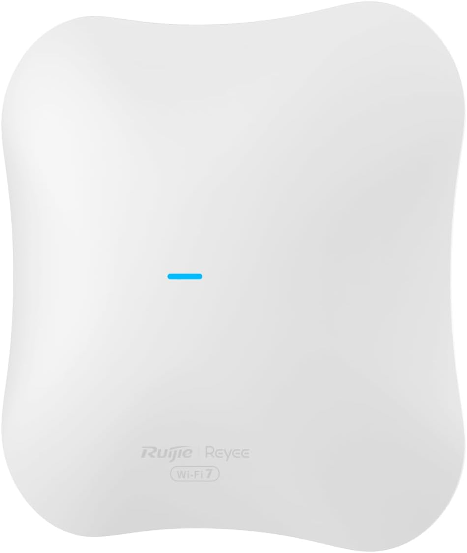 Ruijie Reyee RG-RAP72 Pro Wi-Fi 7 BE5040 Ceiling Access Point, Ultra Fast, Dual Band Wireless for Hotels & Offices