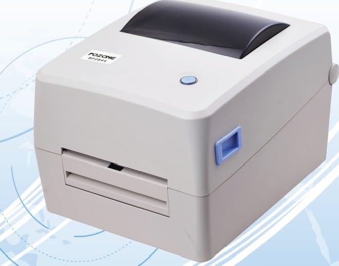 Fipka Pozone BP2844 Label Printer, Support Thermal Transfer and Direct Thermal Printing, 127mm Max Print Speed, 8MB Flash Memory, 8MB SDRAM, Bartender Special Edition, White | BP2844