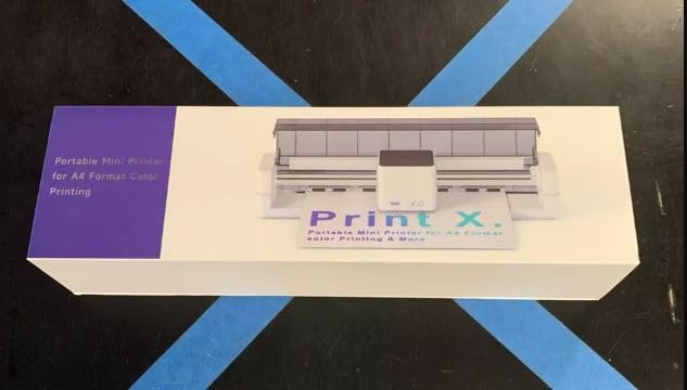 Evebot - Print X : Portable Printer for A4 Color Printing | Color Printing On-the-Go