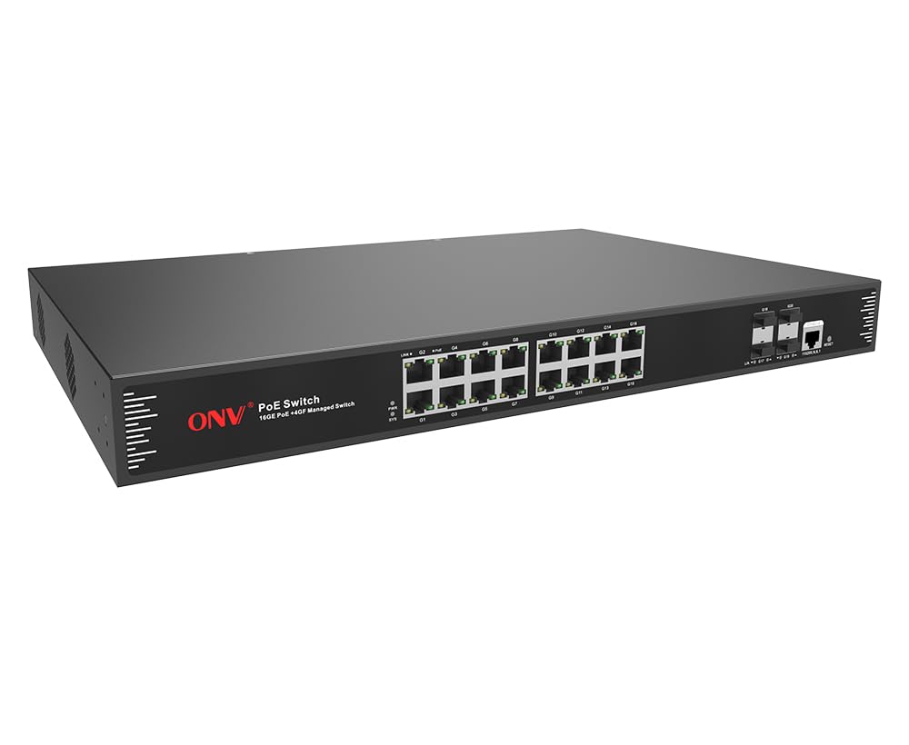 ONV Gigabit 20-port L2+ محول PoE مُدار POE33020PFM-at