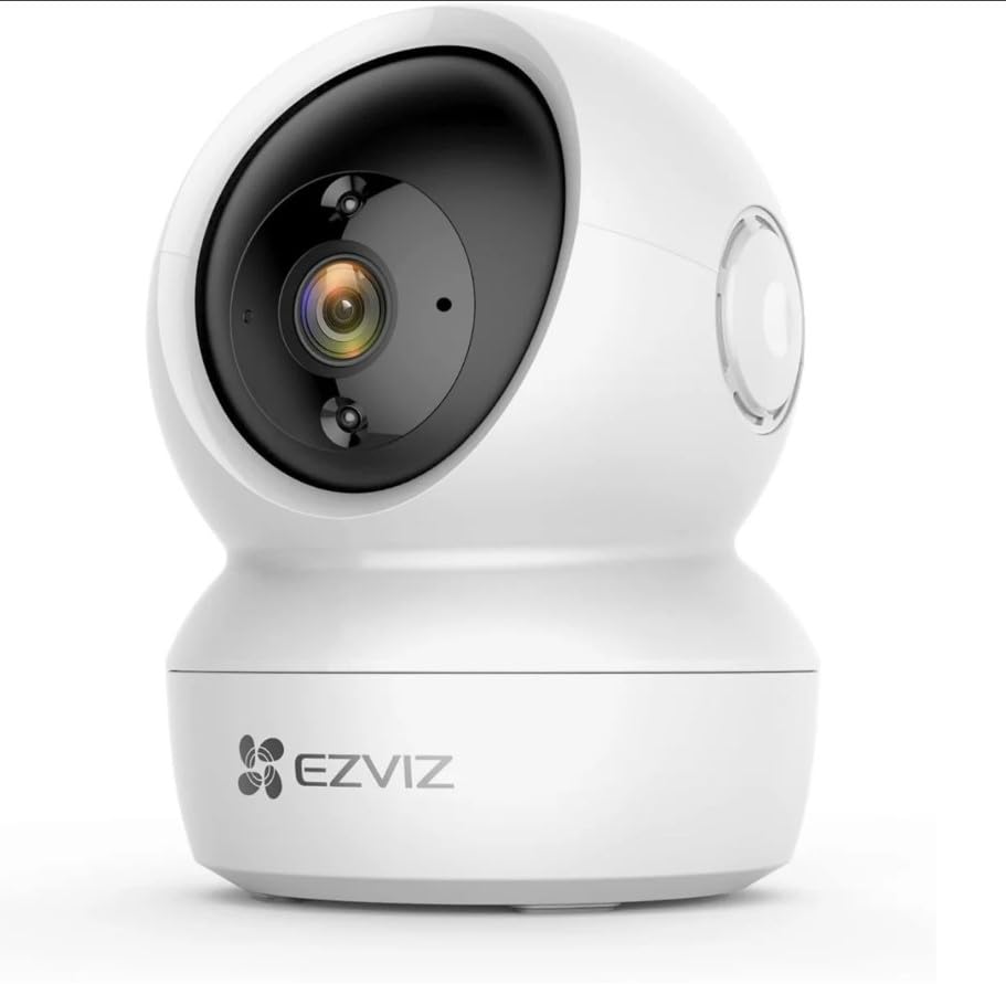 EZVIZ كاميرا منزلية ذكية تي واي 1 برو بدقة 4 كيه 8 ميجابكسل من النوع سي، رؤية بانورامية 360 درجة، اتصال ثنائي الاتجاه، حتى 512 جيجابايت | CS-TY1-R105-8G8WF