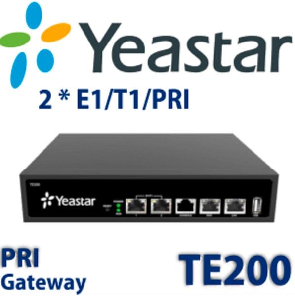 بوابة الصوت عبر بروتوكول الإنترنت نيوجيت TE200 PRI من ييستار