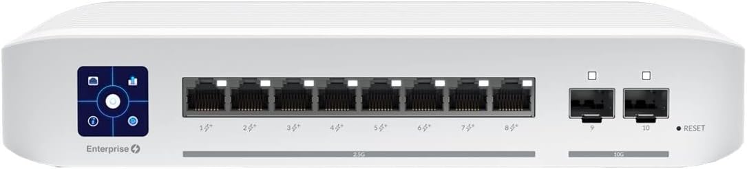 Ubiquiti Networks UniFi Enterprise 8 Port PoE Managed L3 Ethernet Switch - Stainless Steel