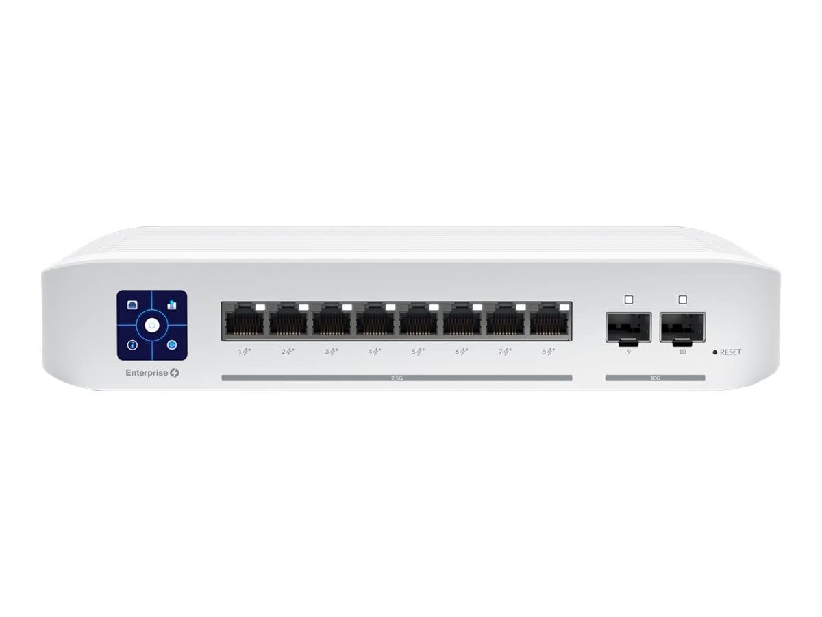 Ubiquiti Networks UniFi Enterprise 8 Port PoE Managed L3 Ethernet Switch - Stainless Steel