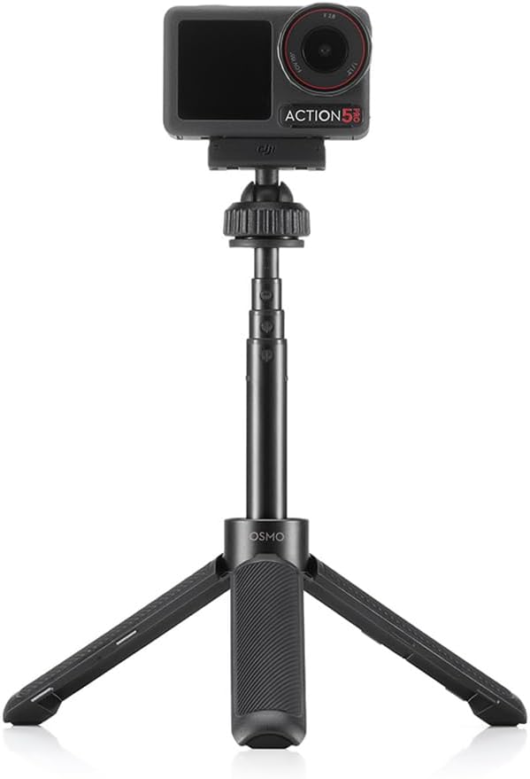 DJI كاميرا اكشن 5 برو ادفنتشر كومبو من اوسمو، كاميرا اكشن 4K مع مستشعر 1/1.3 انش، عمر بطارية ممتد 12 ساعة مع 3 بطاريات، تثبيت، شاشات لمس OLED مزدوجة، كاميرا اكشن صغيرة للسفر ومدونات الفيديو