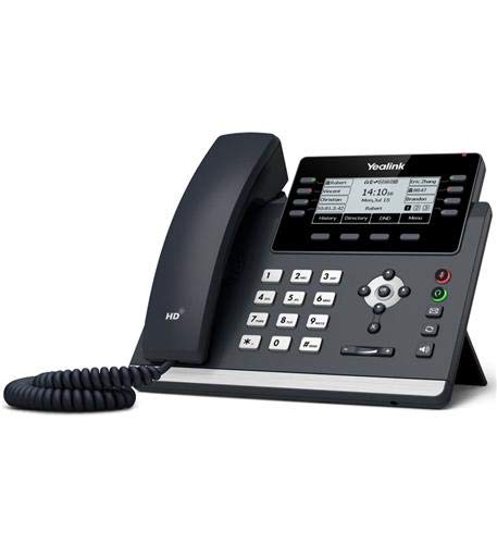 يالينك هاتف T43U IP مع وحدة توسيع EXP43
