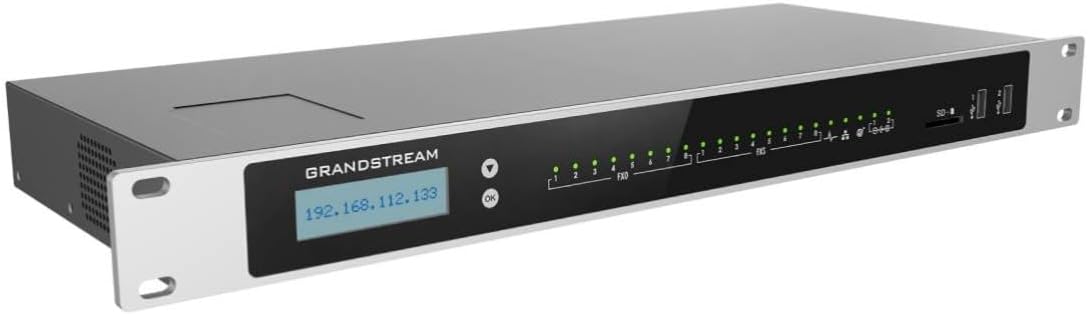 جراندستريم UCM6308 IP PBX، اسود