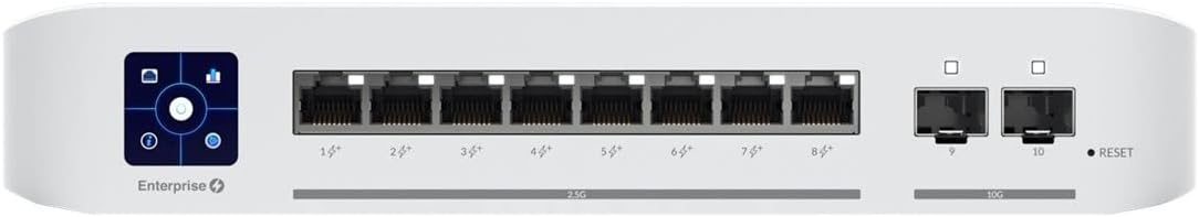 Ubiquiti Networks UniFi Enterprise 8 Port PoE Managed L3 Ethernet Switch - Stainless Steel