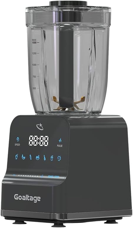 Goaltage Ultra Mix BLND03 Blender with Powerful Blades, 9 Speed Settings, High Capacity, and 7 Pre-Set Programs
