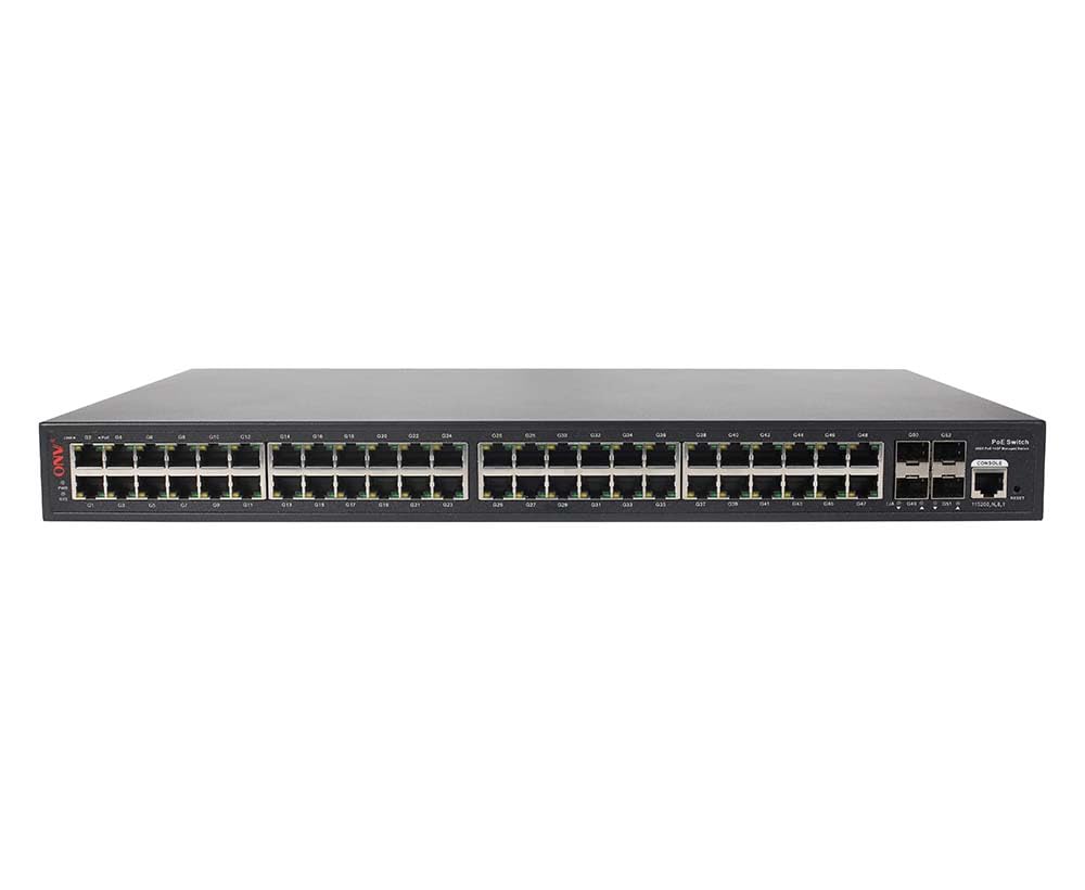 ONV Gigabit 52-port L2+ محول PoE مُدار ONV-POE33052PFM