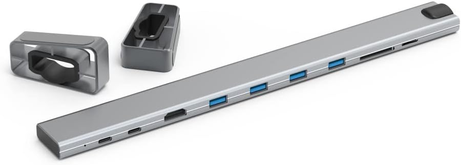 Hama 200103 9-in-1 USB-C Docking Station for 4x USB-A, USB-C, HDMI, LAN, SD and MicroSD